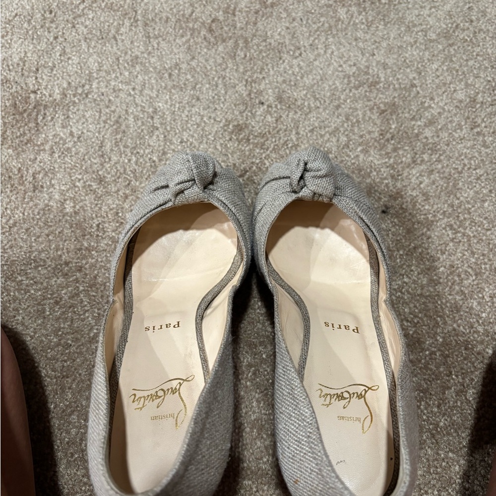 Christian Louboutin Tan High Heel Shoes - Picture 7 of 8
